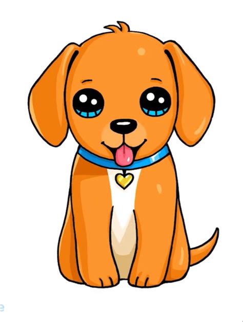 How To Draw Cute Animated Dog Image Result For Puppy Drawings Puppy Drawing Easy Dog