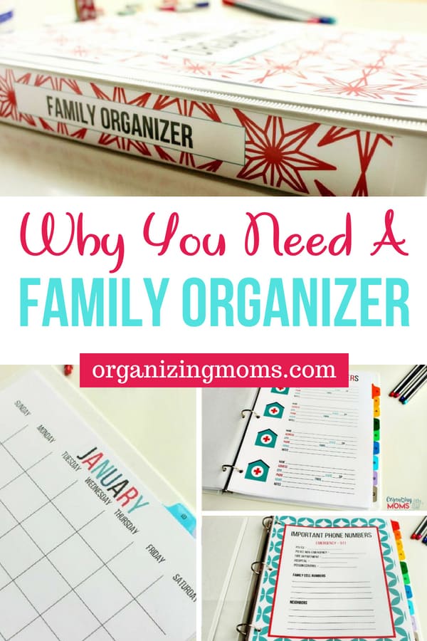 How To Easily Organise Family Paperwork At Home Family Organizer Organizing Paperwork