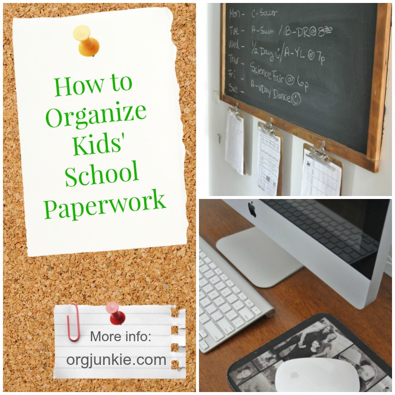 How To Easily Organize Kids School Paperwork Today