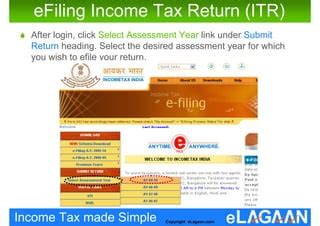 How To Efile Income Tax Returns In India Ppt