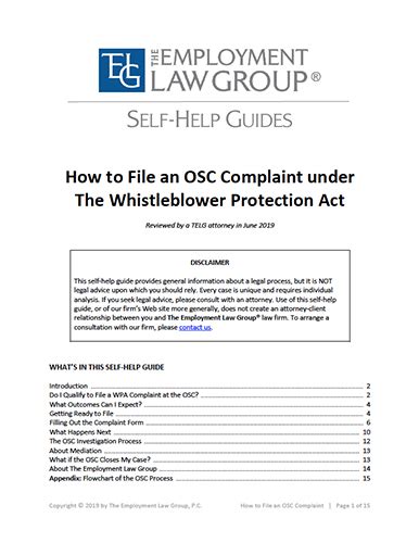 How To File A Whistleblower Complaint Mann Amp Elias