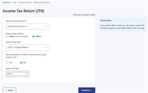 How To File Itr 5 Form Online Legalwiz In