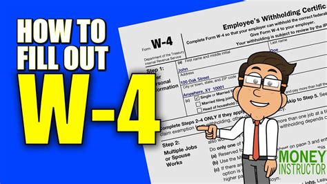 How To Fill A W 4 Form With Guide