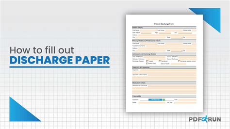 How To Fill Out A Discharge Paper Online Pdfrun Youtube