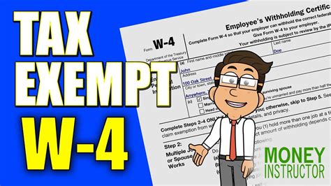 How To Fill Out An Exempt W4 Form 2024 Money Instructor Youtube