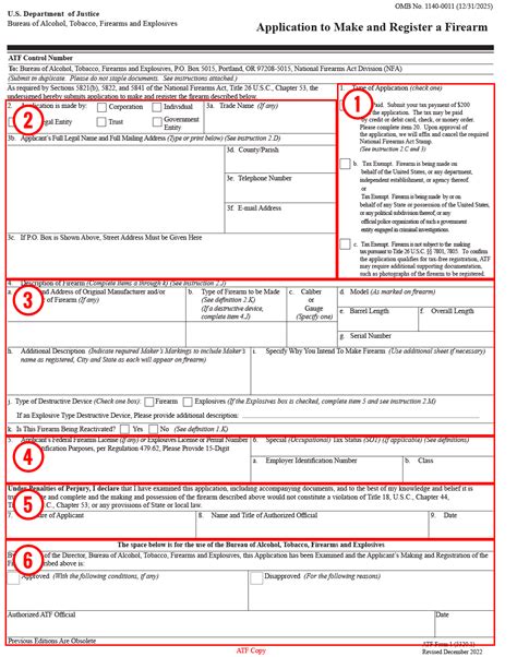 How To Fill Out Atf Form 1