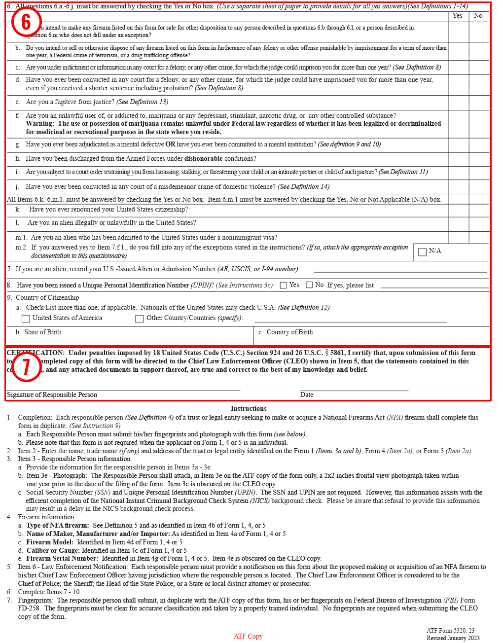 How To Fill Out Atf Form 4 Using A Gun Trust