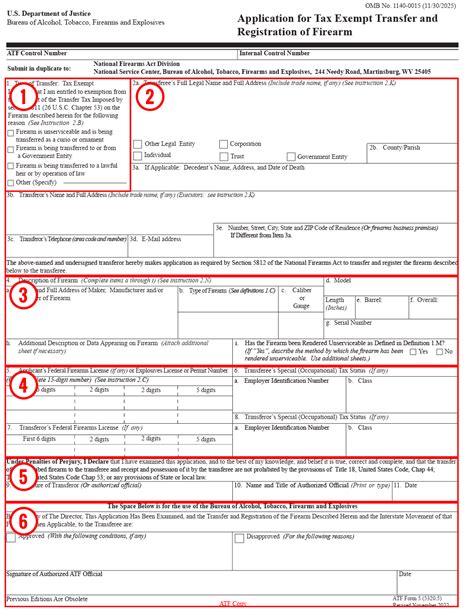 How To Fill Out Atf Form 5 Using A Gun Trust Gun Trust Depot