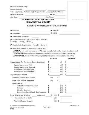 Fill Out Child Support Forms Easily