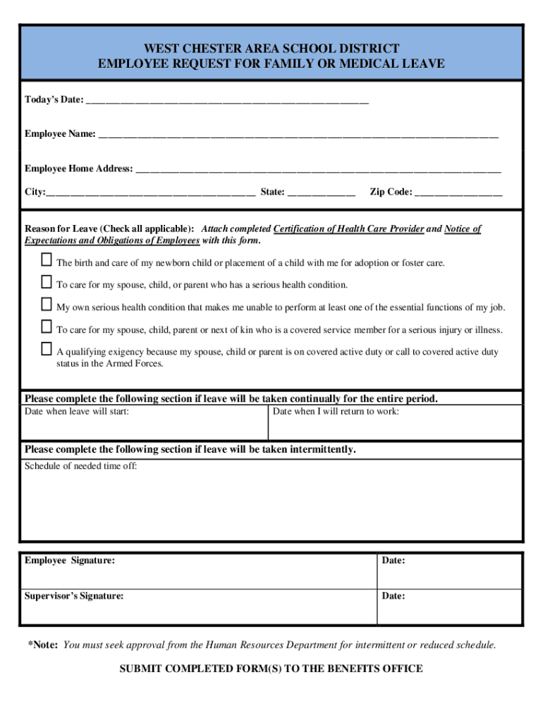 Fill Out FMLA Paperwork Easily