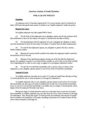 FMLA Paperwork for Maternity Leave