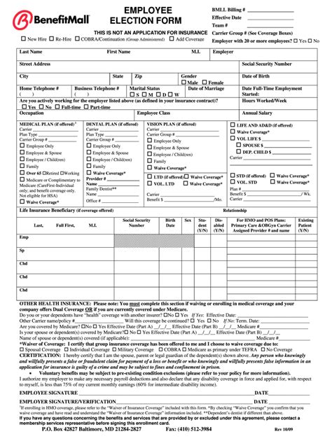 Fill Out Medical Benefits Paperwork Easily