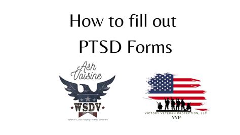 How To Fill Out Ptsd Va Forms 21 0781 And 21 0781A Youtube