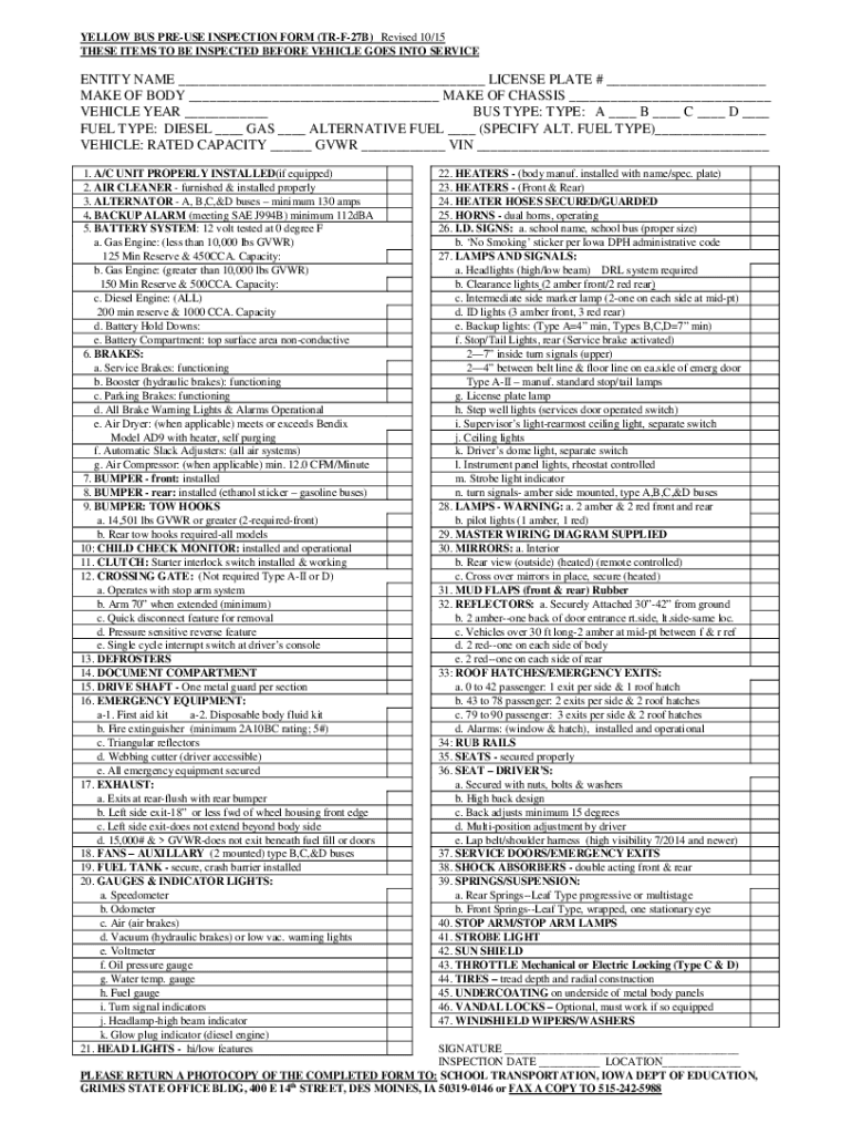 How To Fill Out The Cdl Pre Trip Inspection Form Cdl Inspection