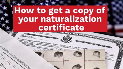 How To Get A Copy Of Your Naturalization Certificate Youtube