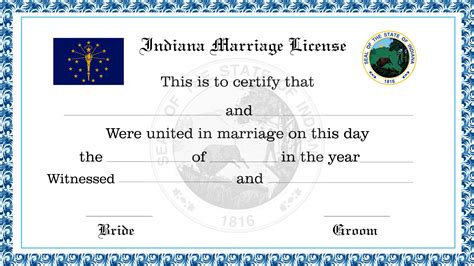 How To Get A Marriage License In Indiana Step By Step Guide