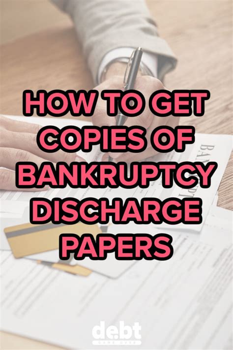 How To Get Copy Of Bankruptcy Discharge Papers Debt Game Over