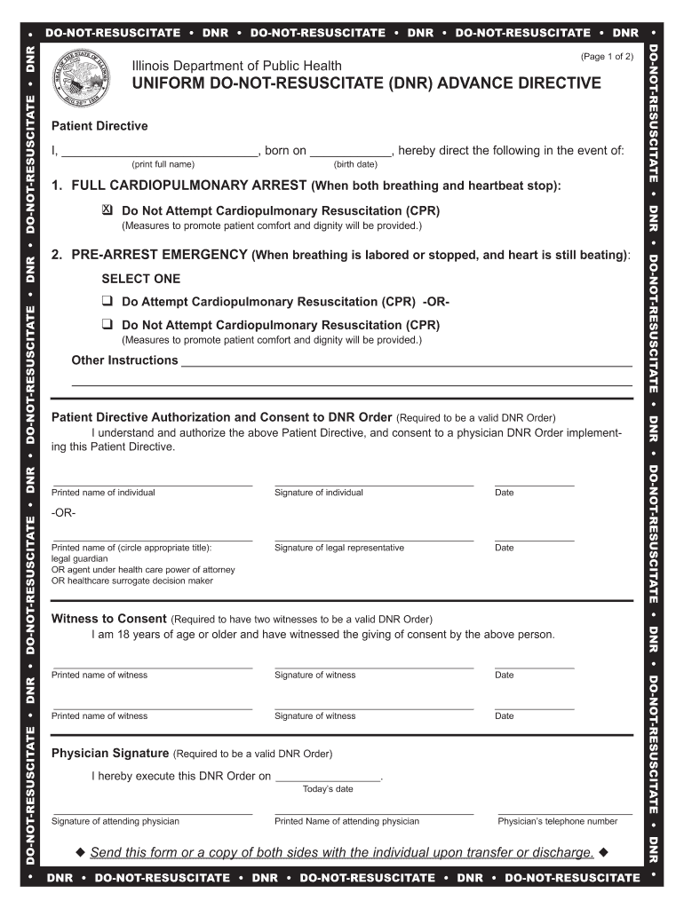 Get DNR Paperwork Easily