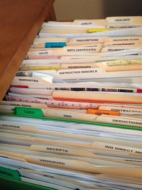 5 Tips Organize Paperwork