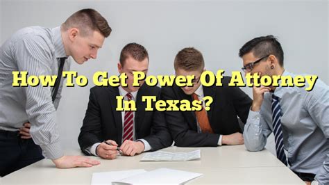 How To Get Power Of Attorney In Texas The Franklin Law