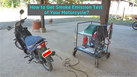 How To Get Smoke Emission Test Of Your Motorcycle Philippines