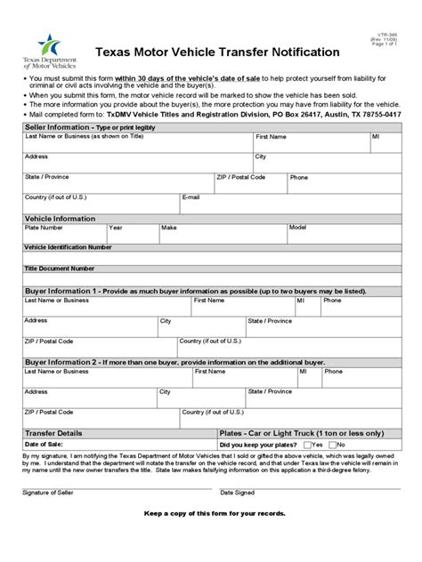 Transfer Car Ownership Paperwork