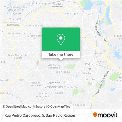 How To Get To Rua Pedro Caropreso 5 In Po By Bus Or Train