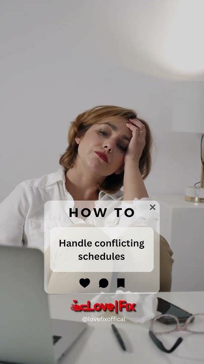 How To Handle Conflicting Schedules Loveatfirstsight Psychology Subscribe Youtube