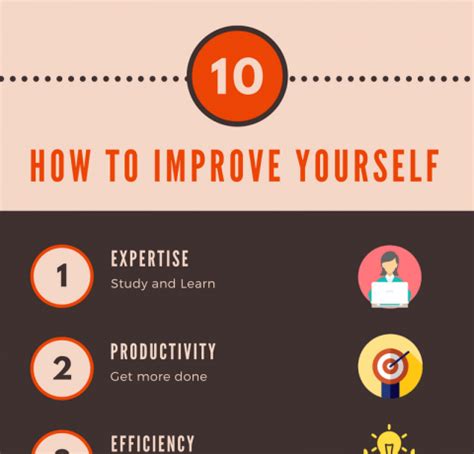 How To Improve Yourself Infographic E Learning Infographics