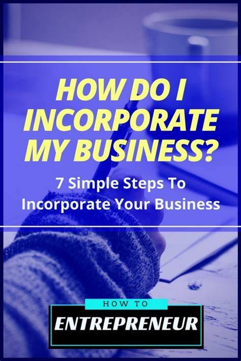 How To Incorporate Your Business Step By Step Guide Youtube