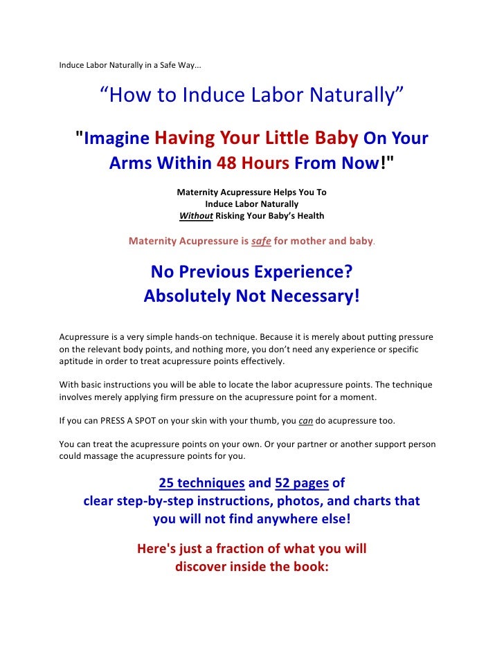 How To Induce Your Labor At Home Naturally Fast L Labor Tips In