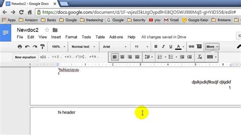 How To Insert Page Break In Document In Google Docs Youtube