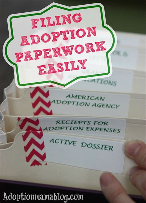 How To Keep Your Adoption Paperwork Organized Adoption Com