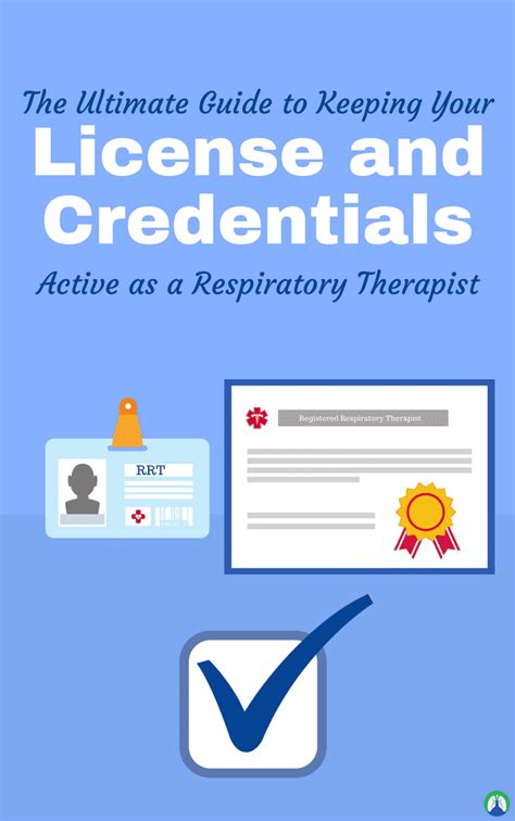 How To Keep Your Respiratory Therapist License And Credentials Active