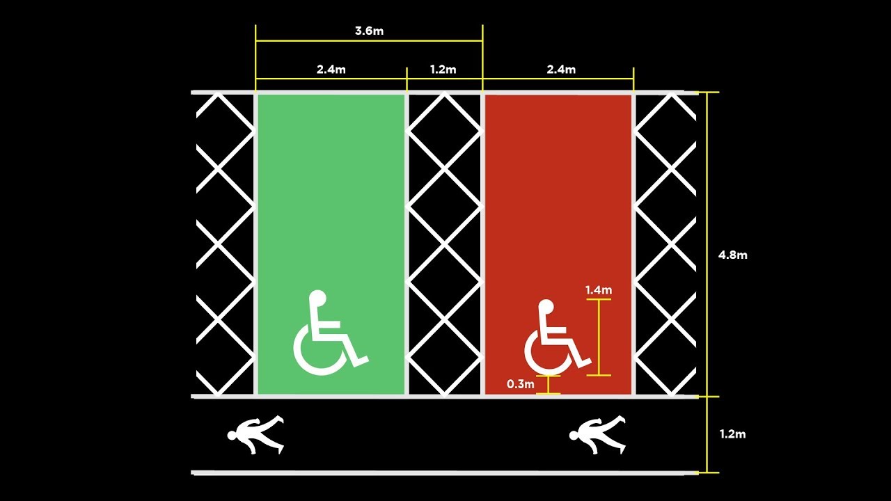 How To Line Mark A Disabled Parking Bay In 4 Easy Steps Youtube