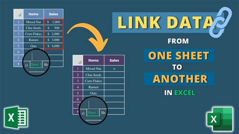 How To Link Data In Excel Worksheets