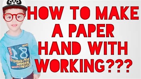 How To Make A Paperwork Hand With Full Working With Thread From Fun