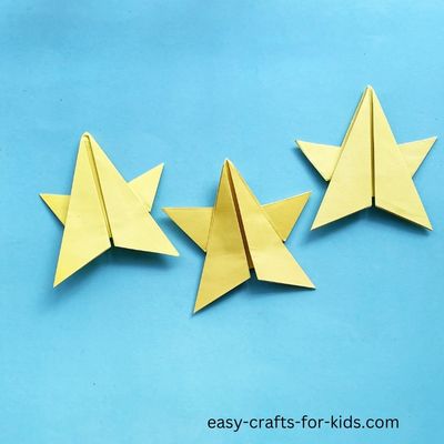 How To Make An Origami Star For Christmas Easy Crafts For Kids