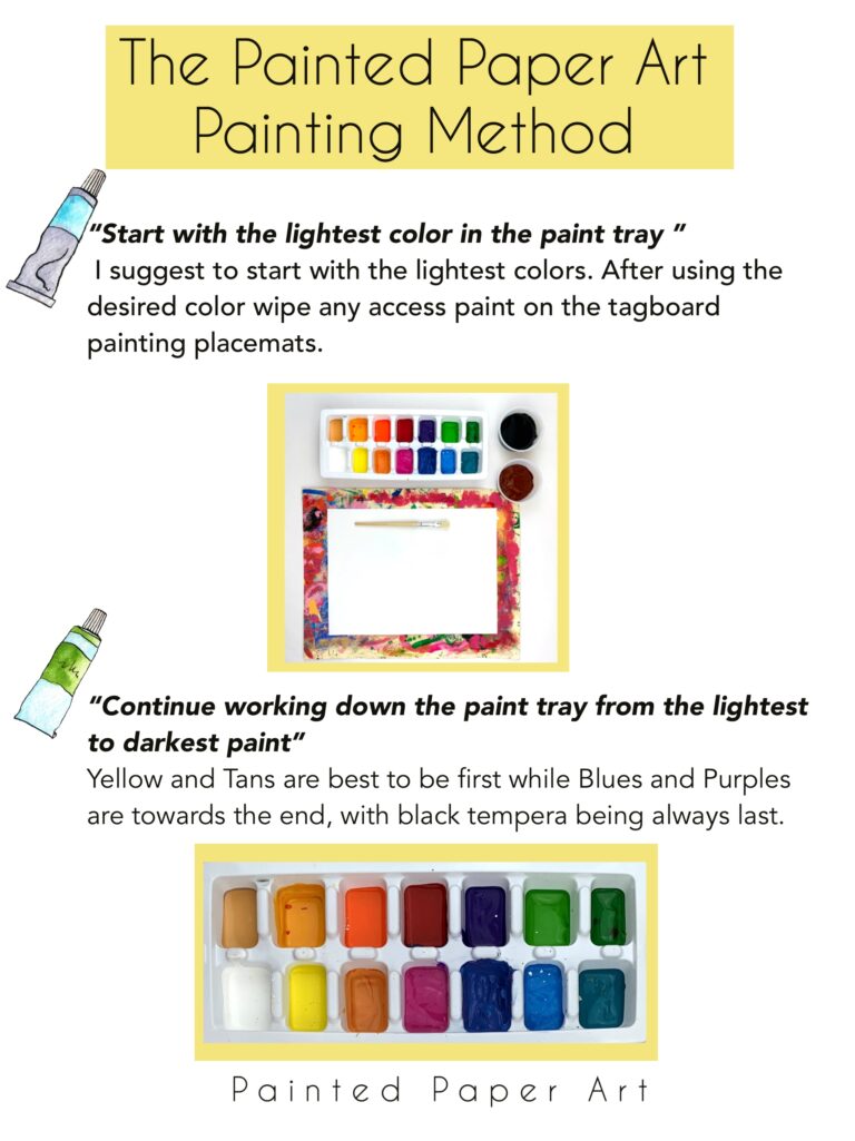 How To Make Painted Papers The Painted Paper Art Method Painted Paper Art