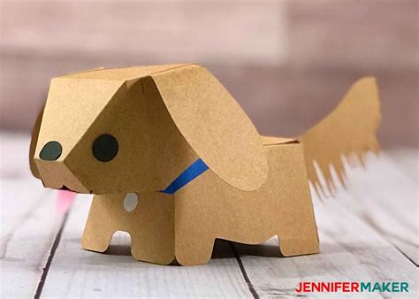 How To Make Paper Dog Easy Craft For Kids Youtube