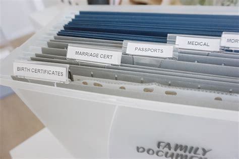 How To Organise Important Family Documents Just Another Mummy Blog