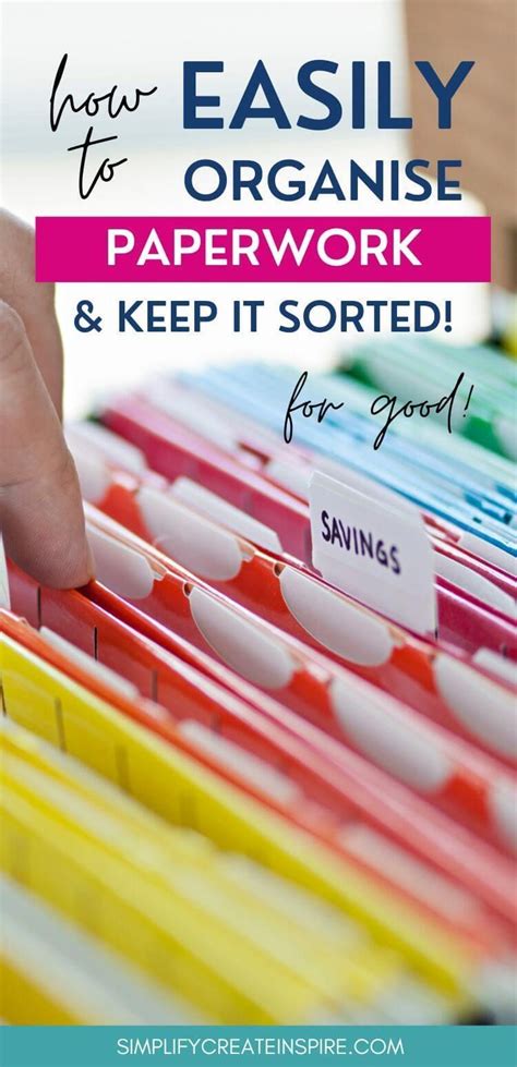 How To Organise Paperwork At Home Artofit