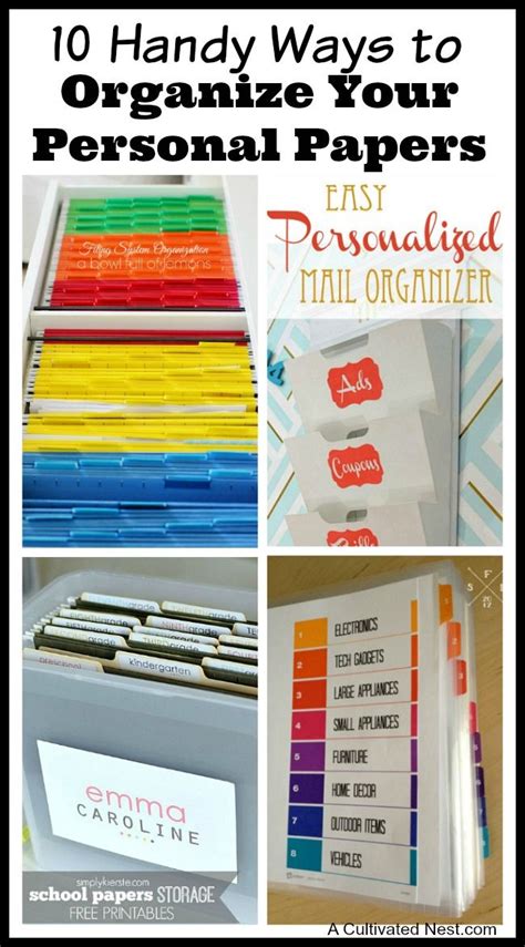 How To Organise Paperwork At Home Blog Home Organisation The Organised You Organizing