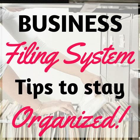 How To Organize A Proven Business Filing System