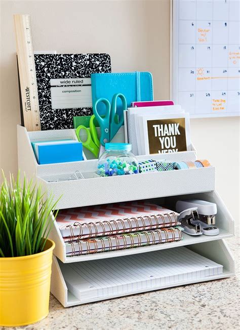 How To Organize A Small Desk At Michael Piatt Blog