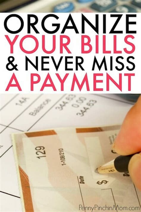 How To Organize Bills So They Re Paid On Time And Easy To Find Bill