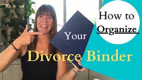 How To Organize Divorce Documents Into A Binder Youtube