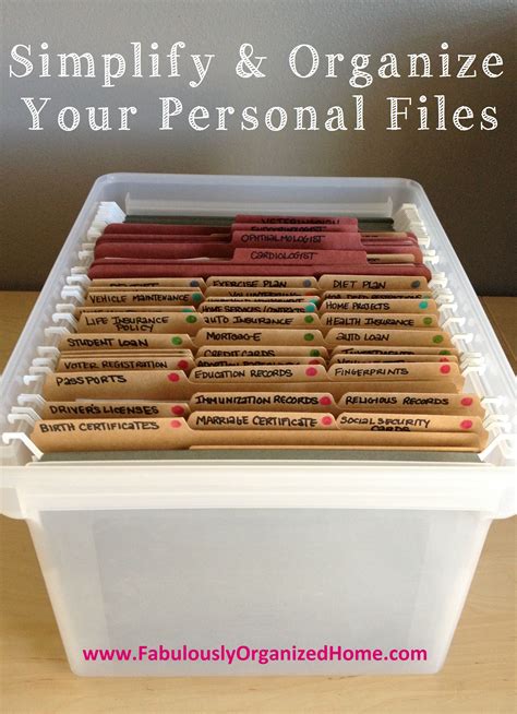 How To Organize Files Home File Organization Organizing Paperwork