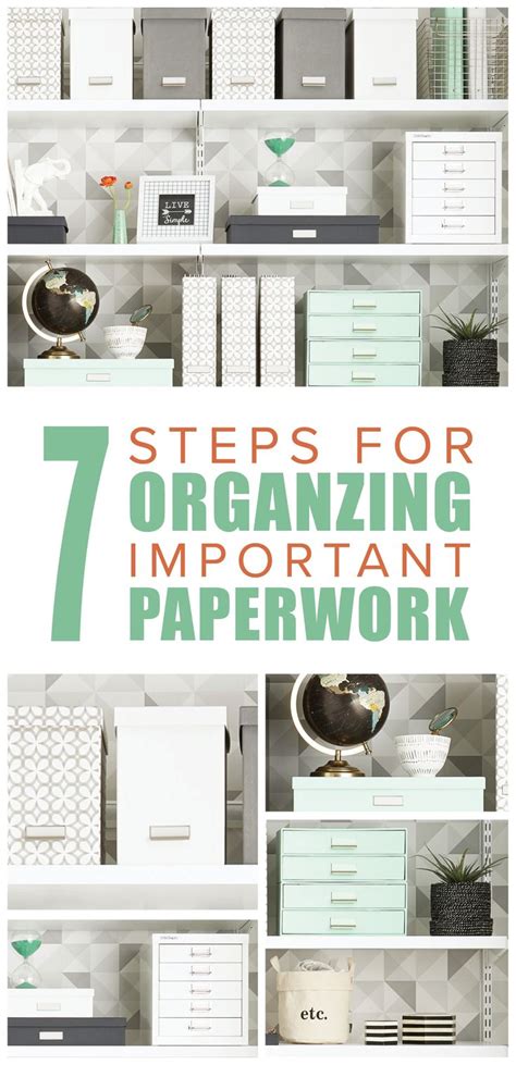 How To Organize Files Paperwork Step By Step Project Office