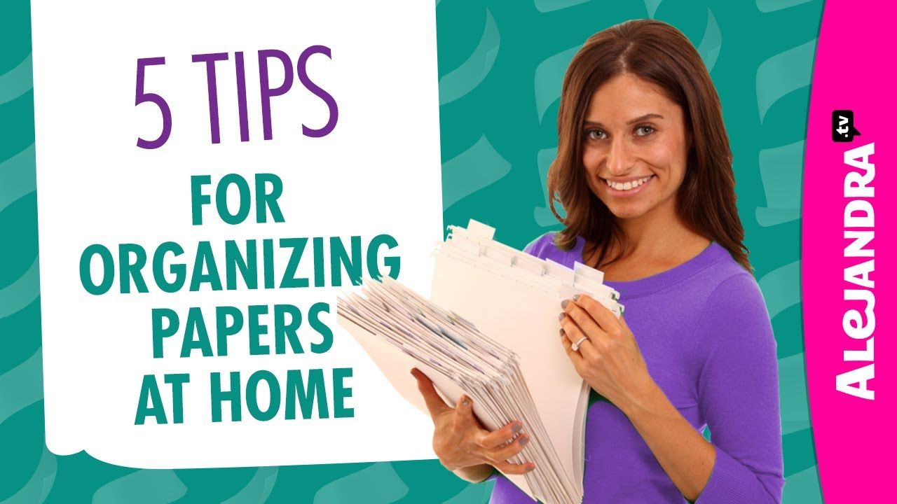 How To Organize Papers Amp Documents At Home Part 1 Of 10 Paper Clutter Series Youtube